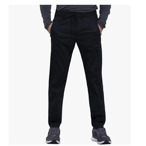 Cherokee Men Scrubs Pant Natural Rise Jogger with Zip Cargo Pocket WW012T - Picture 1 of 9